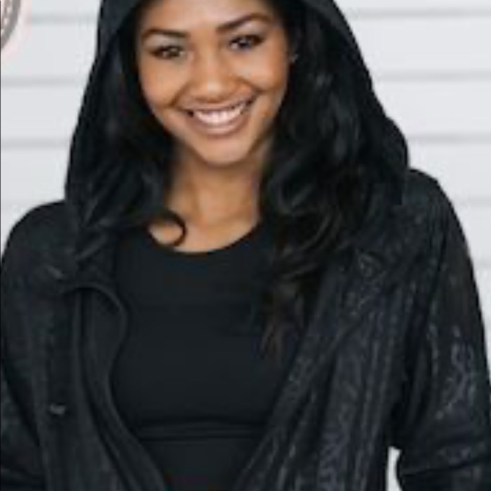 Zyia Black Bomber Jacket